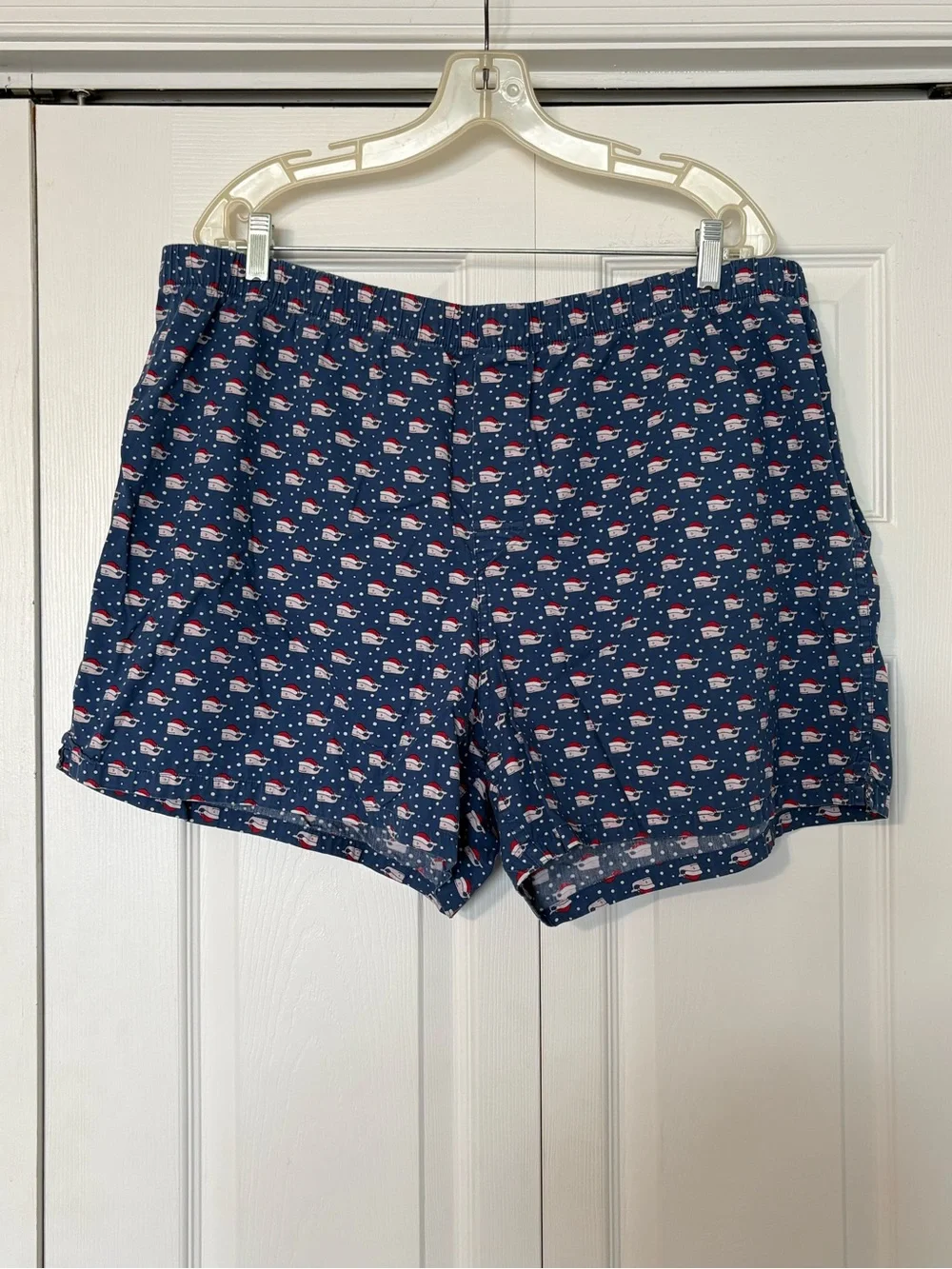 Vineyard Vines Navy Holiday Print Boxer Shorts